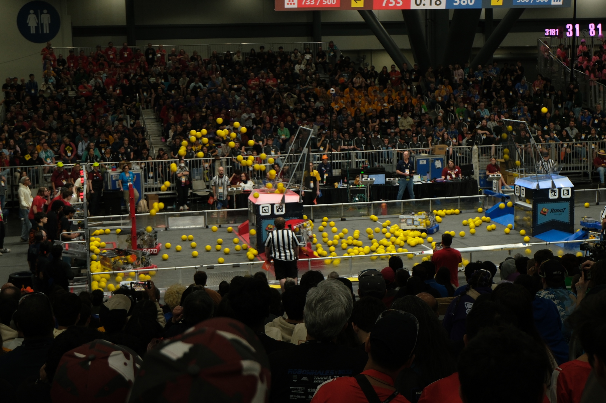 FIRST Robotics Competition (FRC) field at FIRST Championship Houston 2026