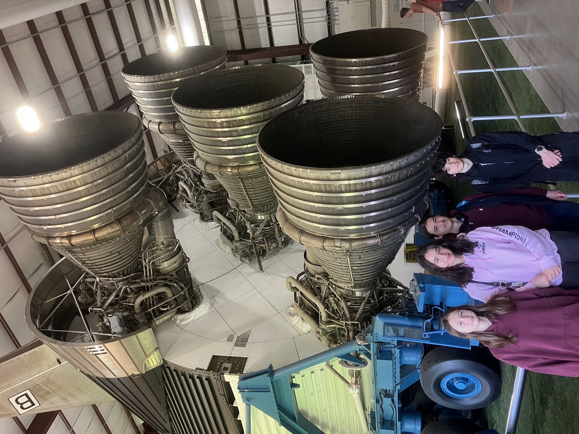 Saturn V rocket on display at Space Center Houston