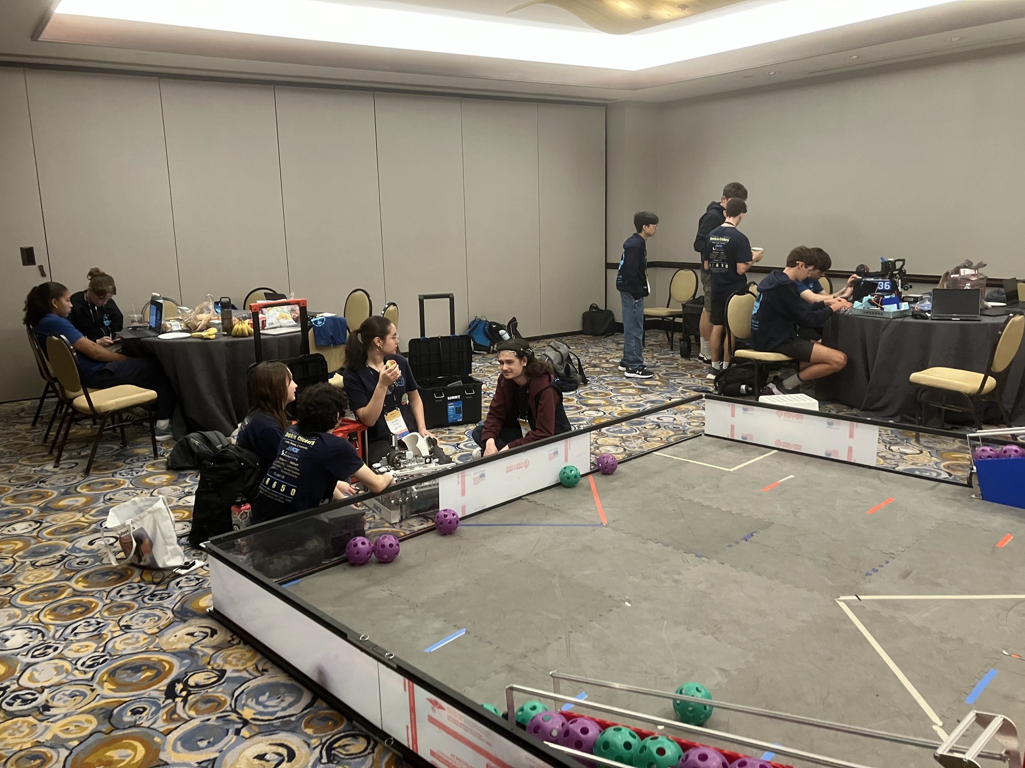 Team 21936 SamoTech at FIRST Championship Houston 2026