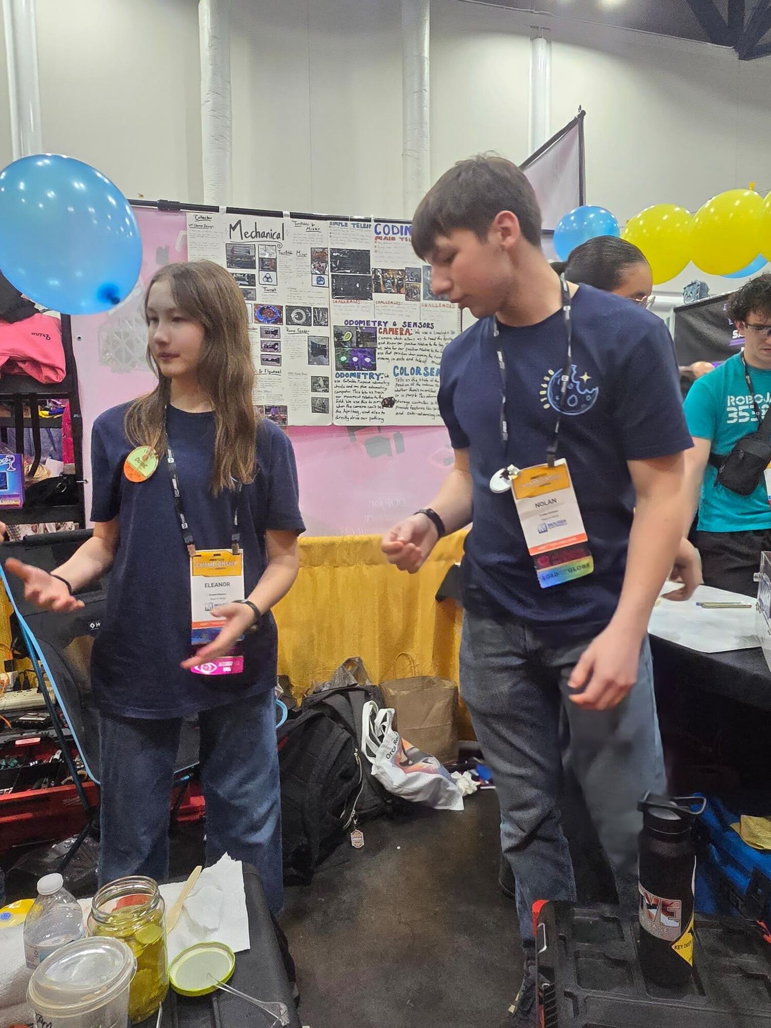 Team 18650 pit at FIRST Championship Houston 2026