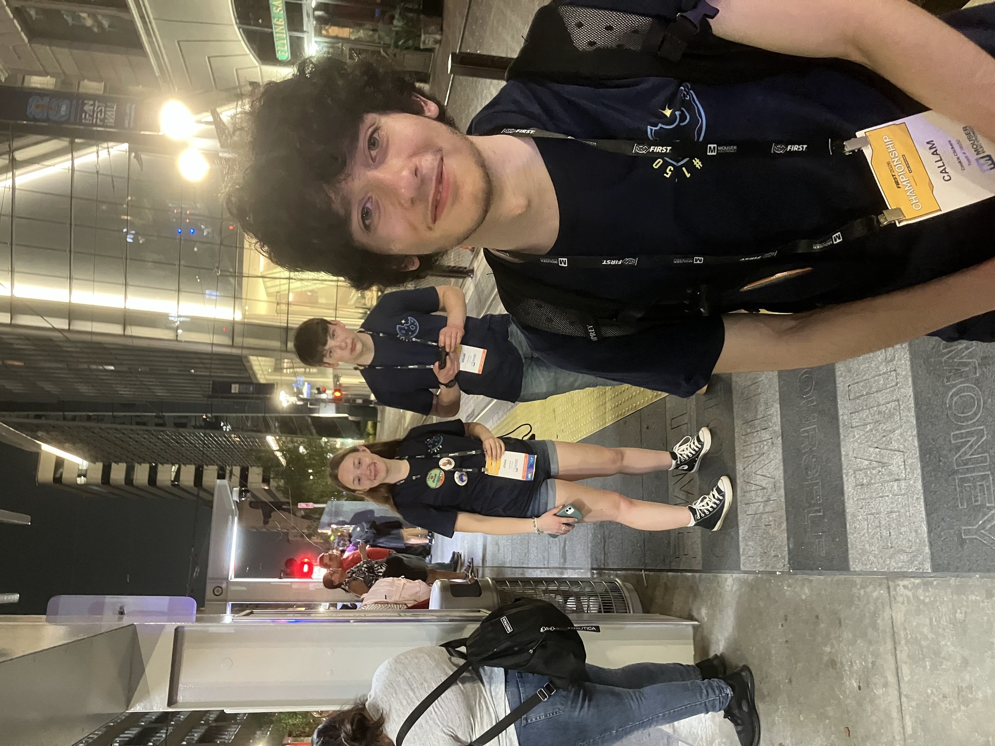 Team 18650 member Callam at FIRST Championship Houston 2026